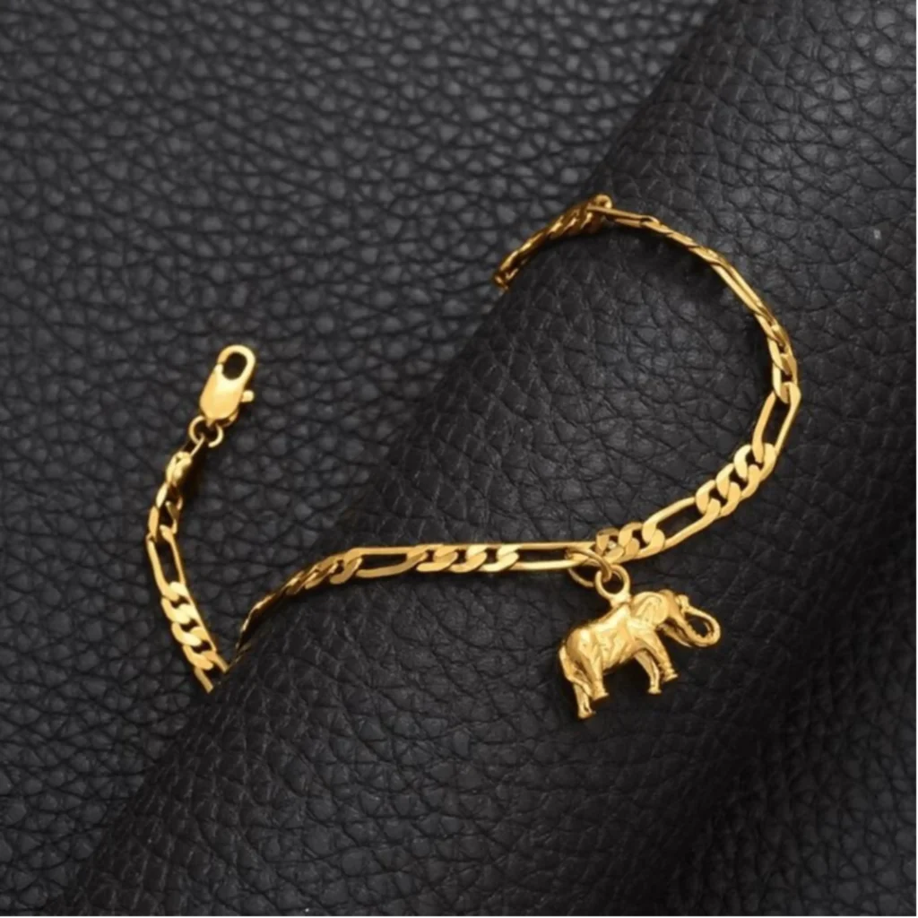 شیک ترین مدل دستبند طلا طرح فیل