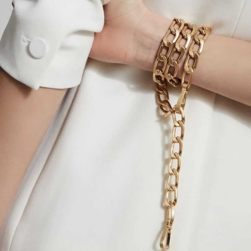 دستبند طلا دخترانه زنجیری
