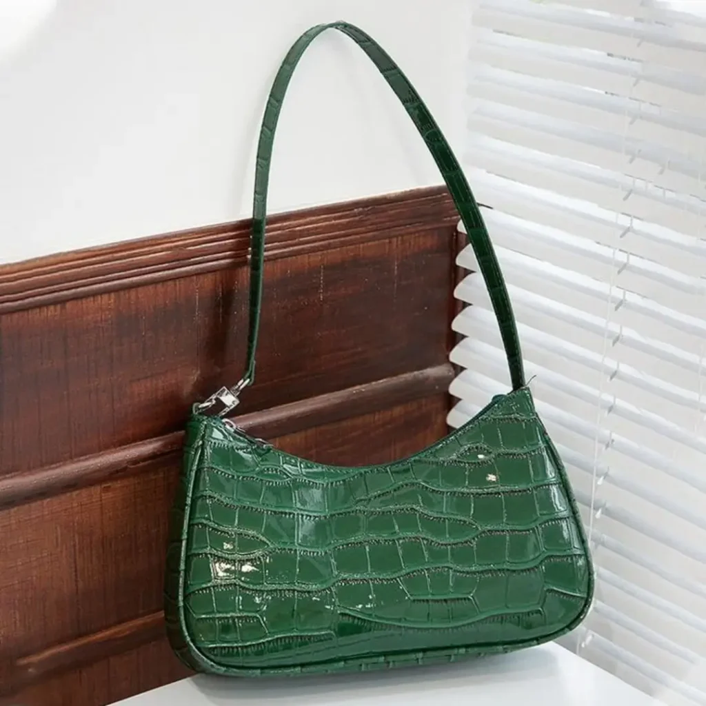 کیف چرم دخترانه رنگ سبز