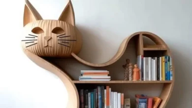 جدیدترین مدل های کتابخانه طرح گربه