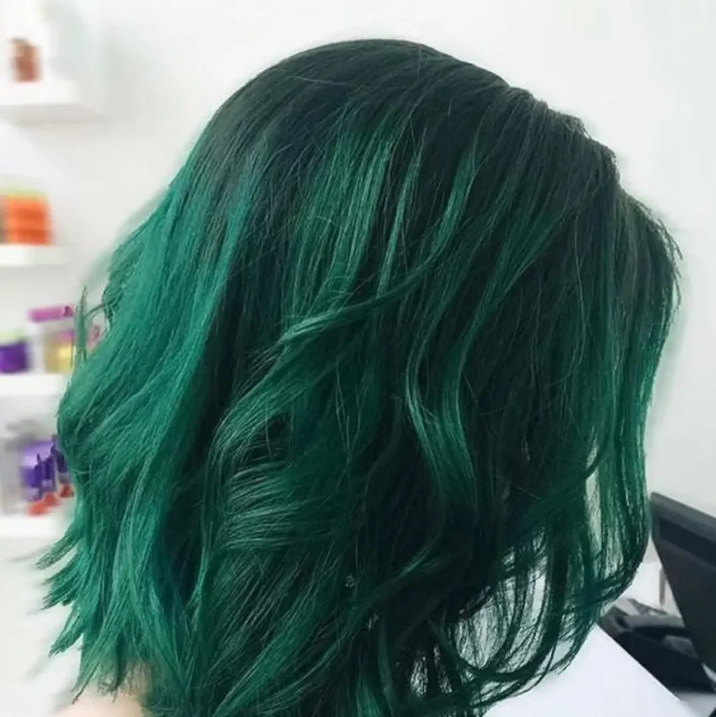 رنگ مو سبز
