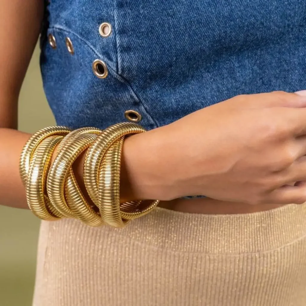 دستبند کشی طلا دخترانه